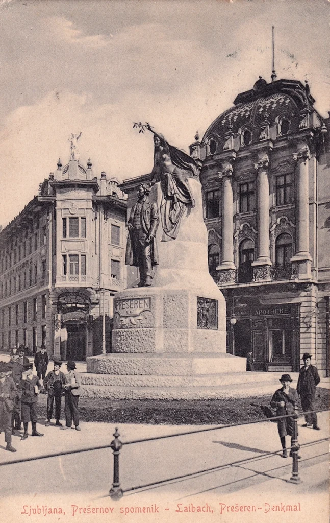 Monumento al poeta France Prešeren > coll. BC Hortis