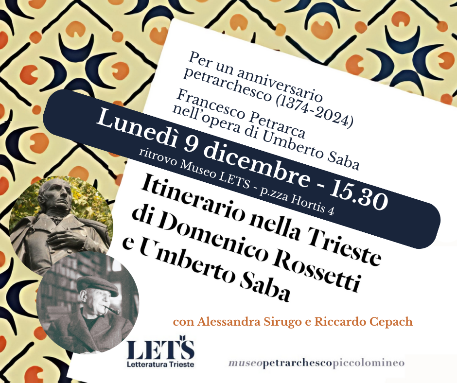 Itinerario letterario nella Trieste di Domenico Rossetti e Umberto Saba