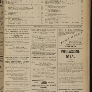 Prima versione di The Sisters, il racconto iniziale di Dubliners, pubblicato il 13 agosto 1904 sul settimanale dublinese “The Irish Homestead” con lo pseudonimo Stephen Dædalus > coll. National Library of Ireland, Dublin